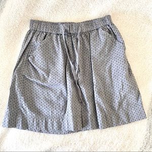 🌴 Merona Casual Polka Dot Skirt With Pockets - M